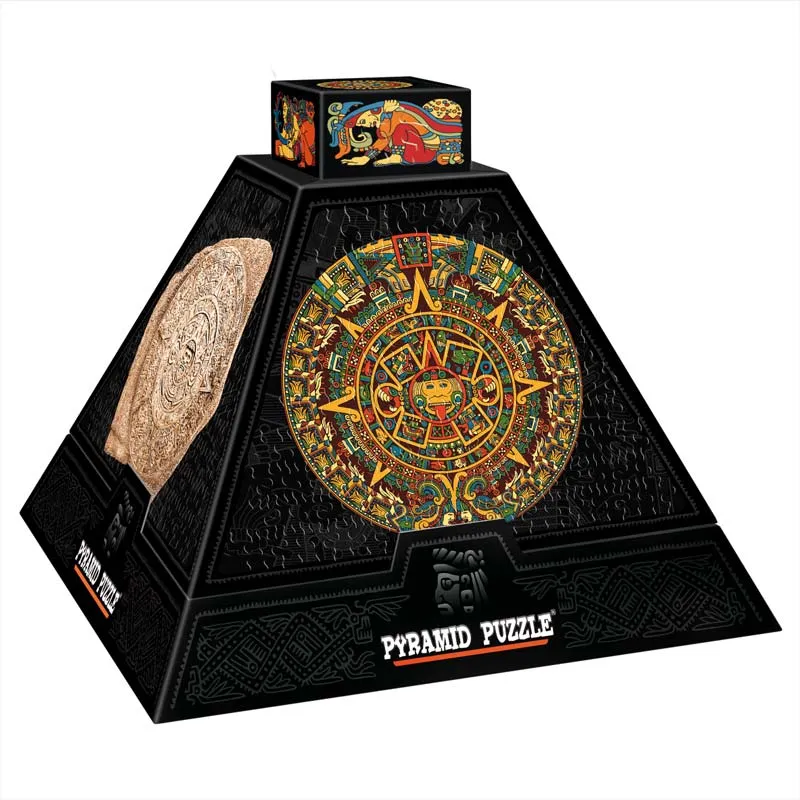 Dtoys 3D Pyramid Pussel – Antikt Colombianskt konst, Rosetter 504 bitar