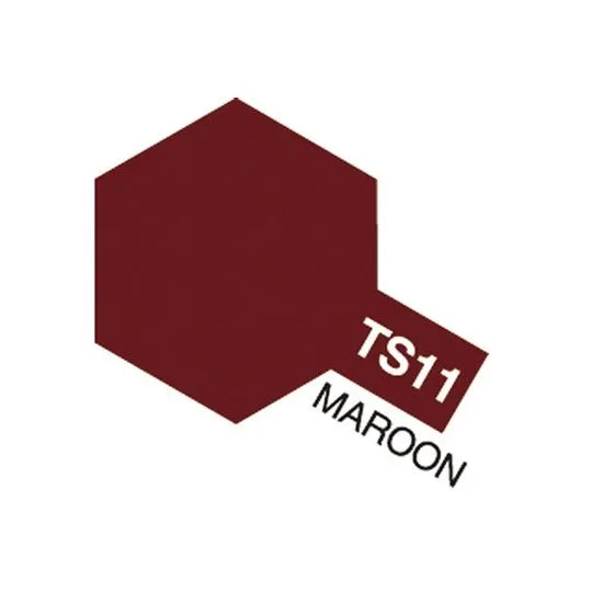 TS-11 Maroon 100ml spray färg, farve, väri