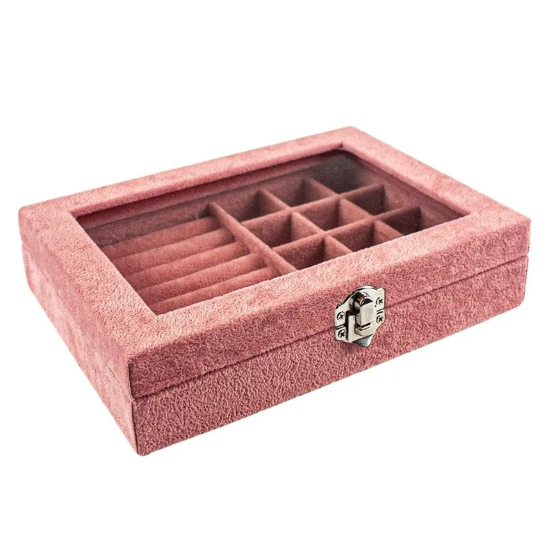 Smyckeskrin, Sammet – Rosa