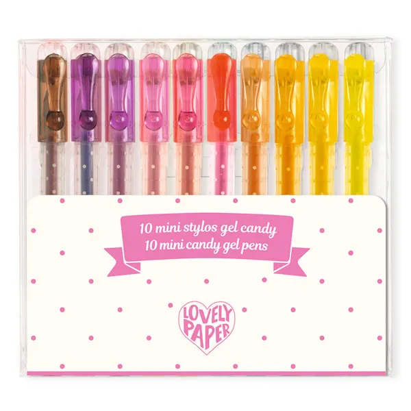 Pennset Candy Gelpennor 10-pack Djeco