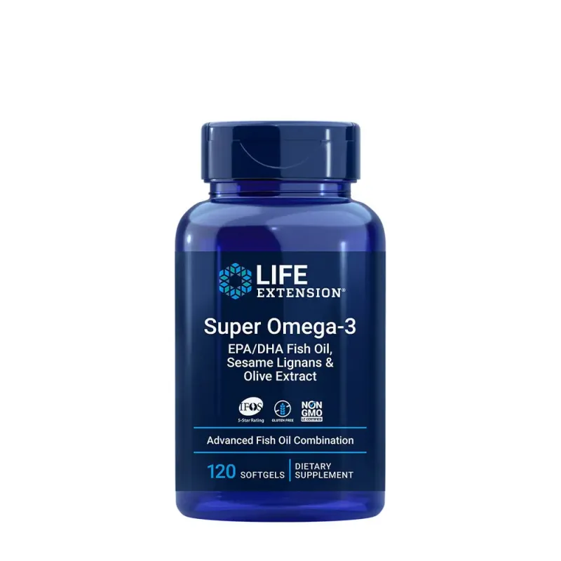 Life Extension - Super Omega-3, 120 mjukkapslar