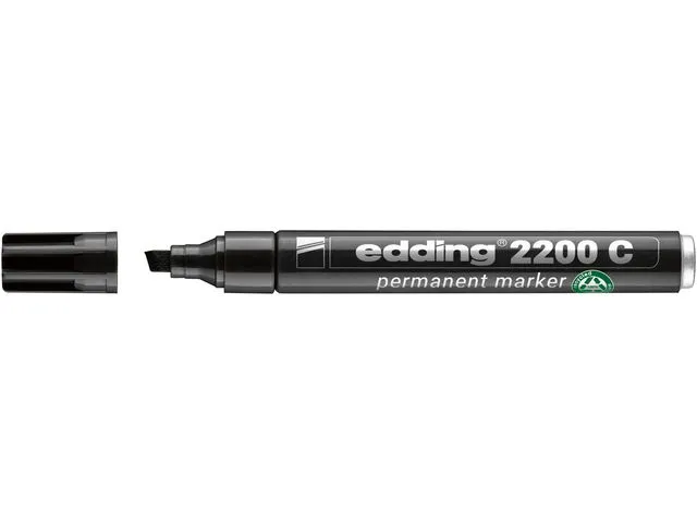 Edding 2200 permanent märkpenna, kantig, svart