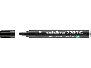 Edding 2200 permanent märkpenna, kantig, svart