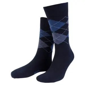 Amanda Christensen Strumpor 3P True Ankle Argyle Sock Marin/Blå Strl 47/50 Herr