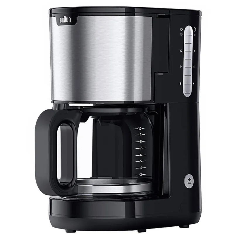 Braun IDCollection KF 1500, Espressomaskin, Malet kaffe, 1000 W, Sort