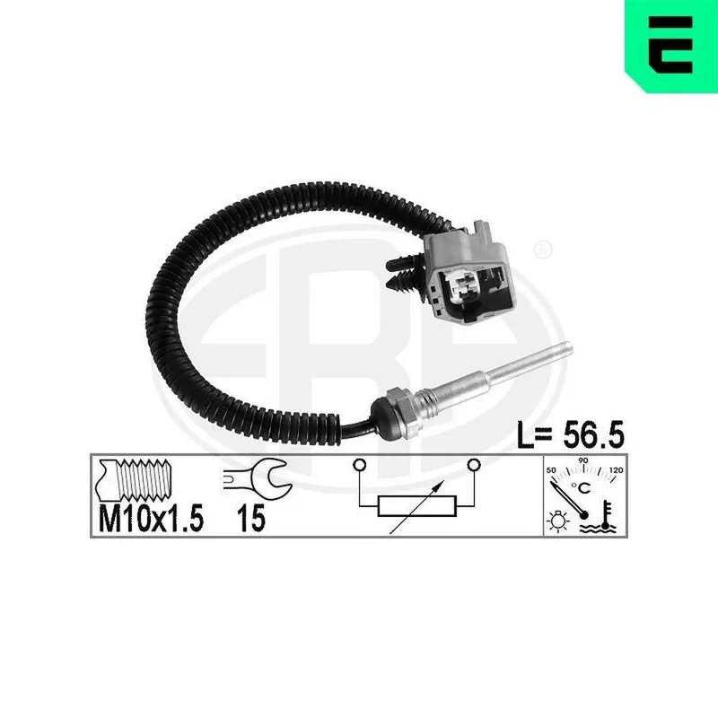 Sensor, kylmedietemperatur ERA 331010