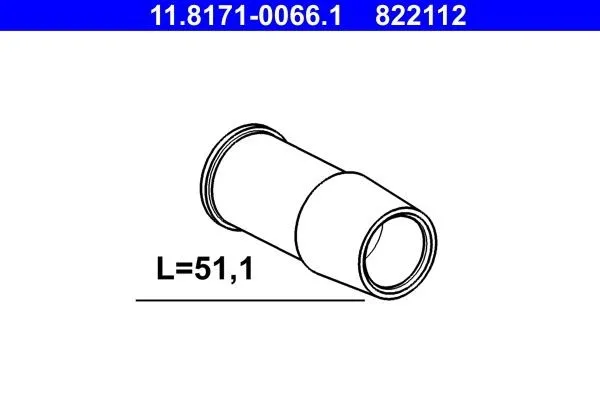 Styrhylsa, bromsok ATE 11.8171-0066.1