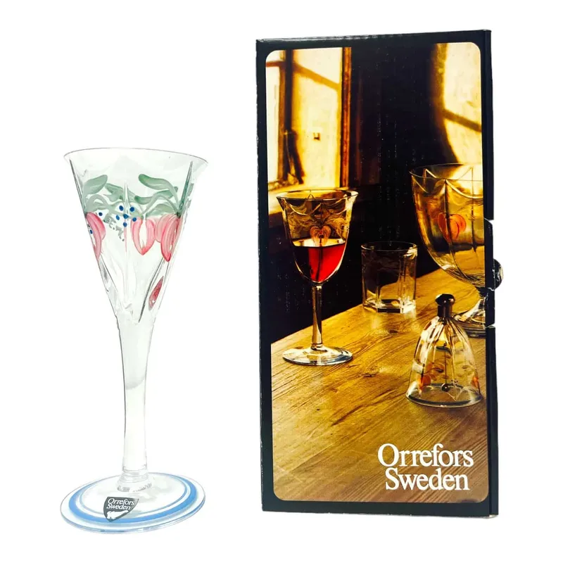 Orrefors – Maja – Snaps glas med originalkartong Design Eva Englund