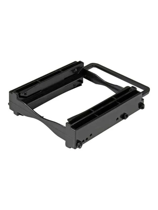 StarTech.com Dual 2.5″ SSD/HDD Mounting Bracket- 3.5″ Drive Bay -Tool-Less