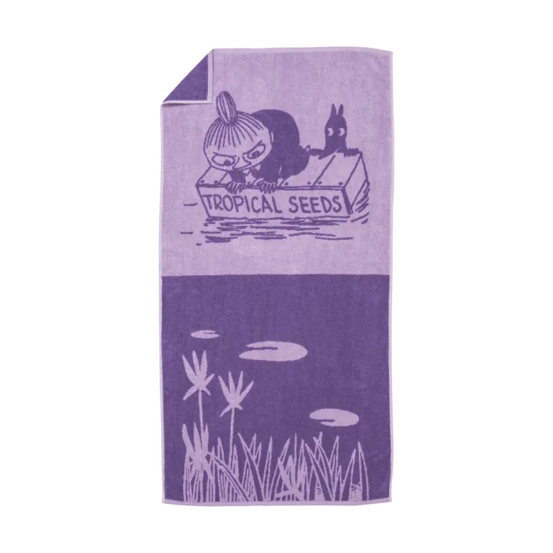 Moomin Arabia Mumin badhandduk 70×140 cm Lilla My lila