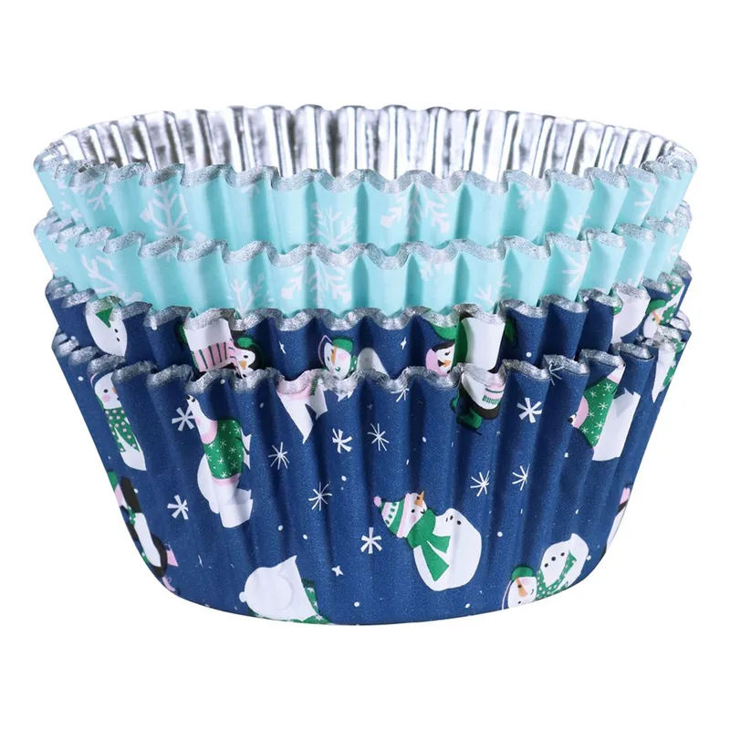 PME Muffinsformar med Folie Snögubbar – 60-pack