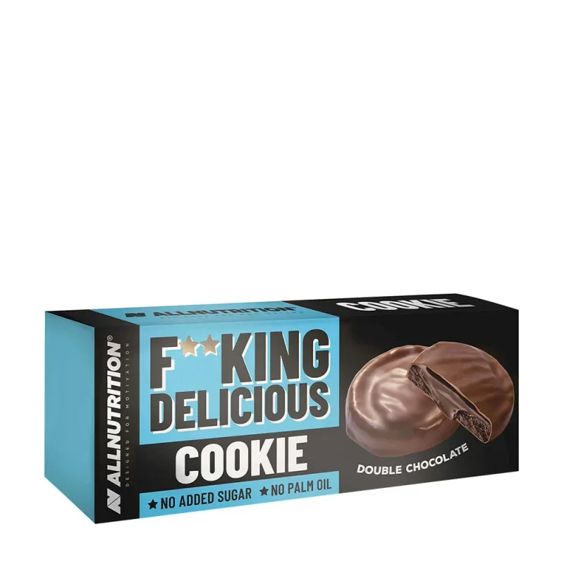 Allnutrition – Fitking Delicious Cookie, Dubbel Choklad, 128g