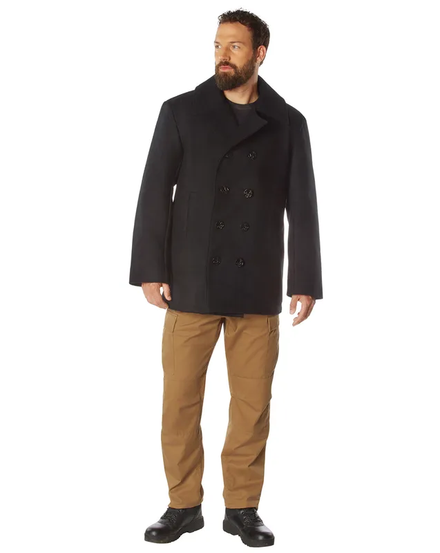 Rothco Ull Peacoat skepparkavaj Svart (#7108)