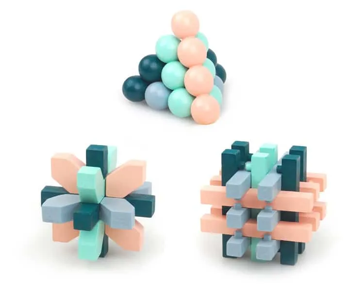 Knep & Knåp Träpussel 3-pack