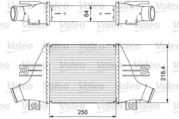 Intercooler VALEO 818638