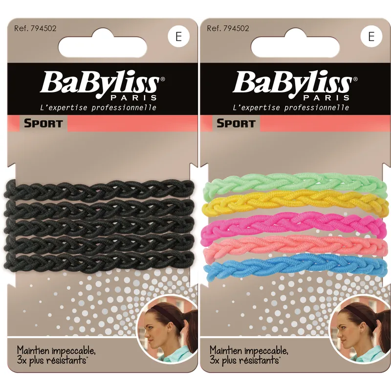 BaByliss Paris Accessories Sport Flätad Snodd 5 St