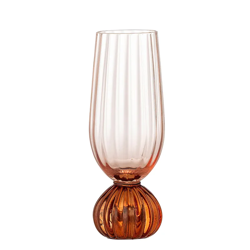 Bloomingville Rose Taurin champagneglas, 250 ml
