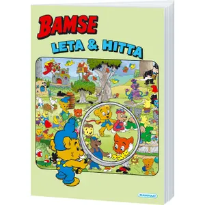 Pysselbok Bamse "Leta och hitta" Kärnan