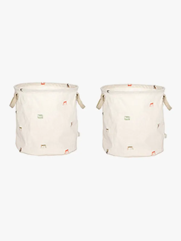 OYOY Moira Förvaringskorgar Medium 2-Pack, Förvaring Barnrum