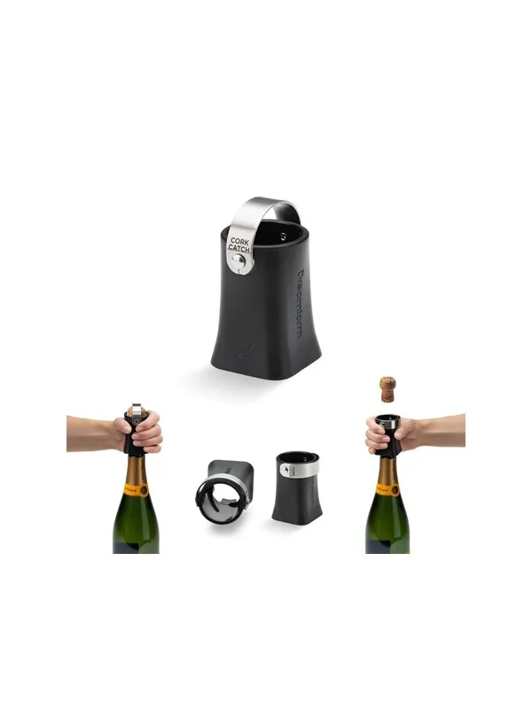 Dreamfarm Champop champagneöppnare, svart