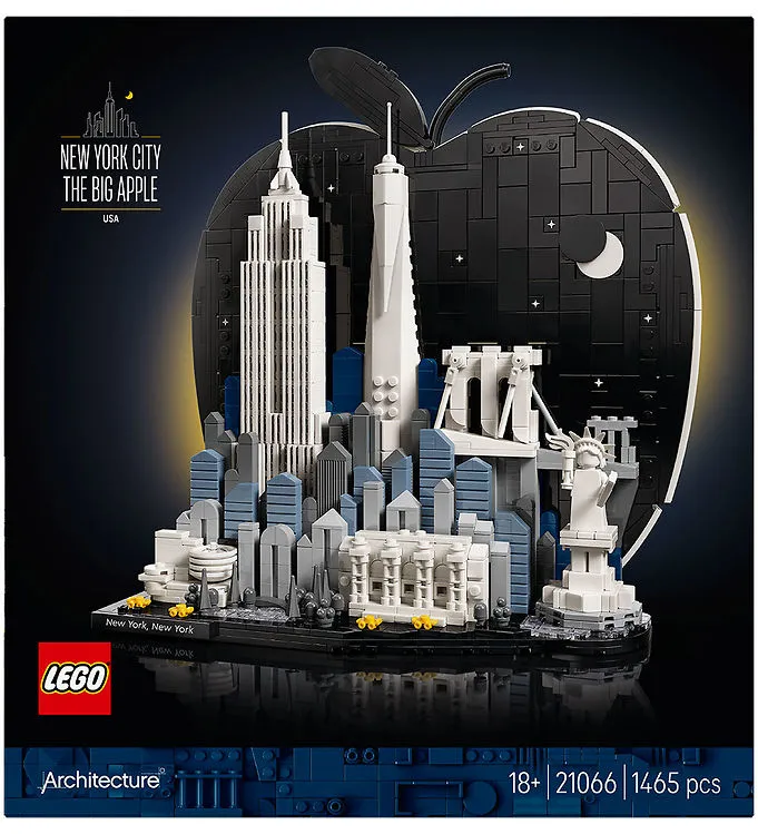 LEGO Architecture 21066 byggset, New York City, 1465 delar, 18+