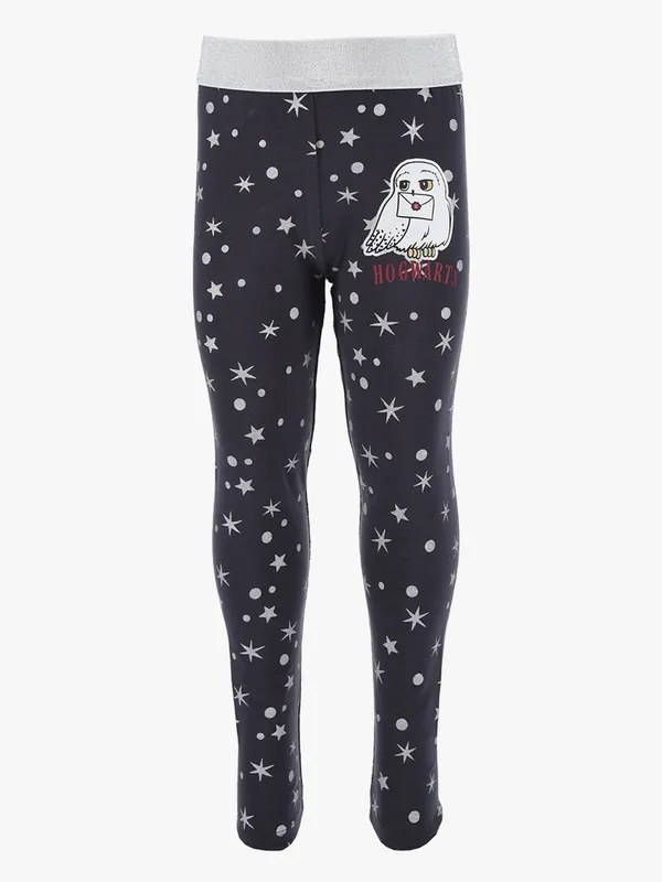Harry Potter Leggings, Dark Grey, 4 år