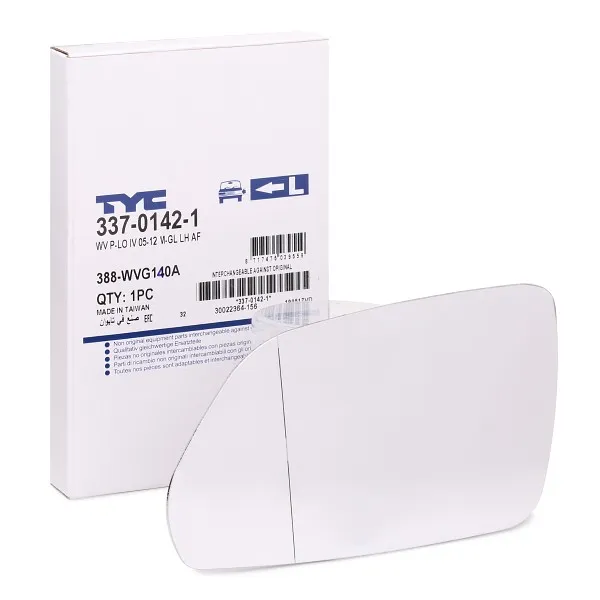 Backspegelglas TYC 337-0142-1