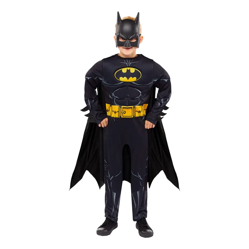 Batman Comic Barn Maskeradddräkt - X-Small