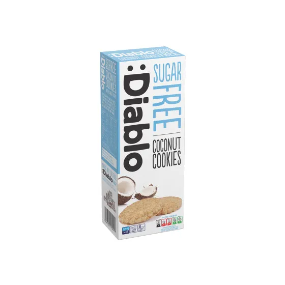 Sockerfria kokoskakor Diablo (med maltitol), 150 g
