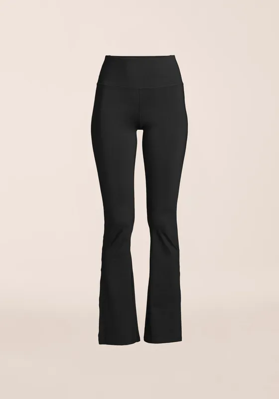 Casall Flare High Waist Pant yogabyxor (dam) - Black, 36