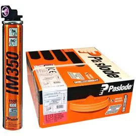 Paslode 274132 Spik med gaspatron, D-huvud 34° 75×2,8mm 2 gaspatroner
