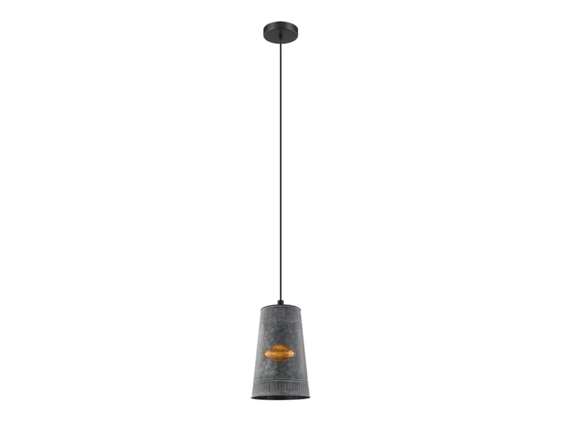 Eglo Honeybourne Pendant E27 Mörk Zink