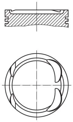 Kolv Mahle 021 Pi 00117 000