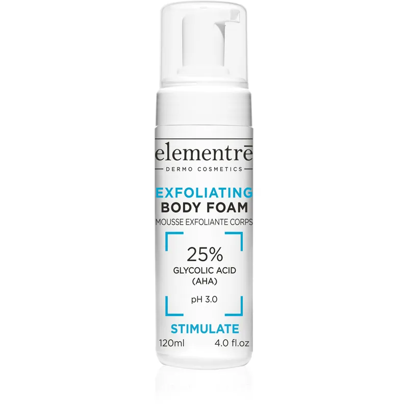elementrē Body Foam 25% Alpha Hydroxy Acid 120 ml