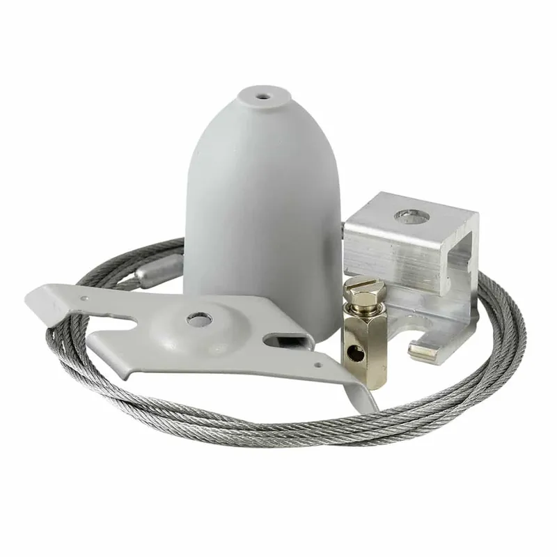 Global Trac SPW11SK-1/3M Wirependel snabbinfästning 3m Grå