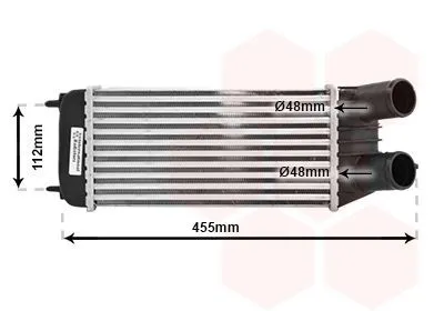 Intercooler VAN WEZEL 09004264