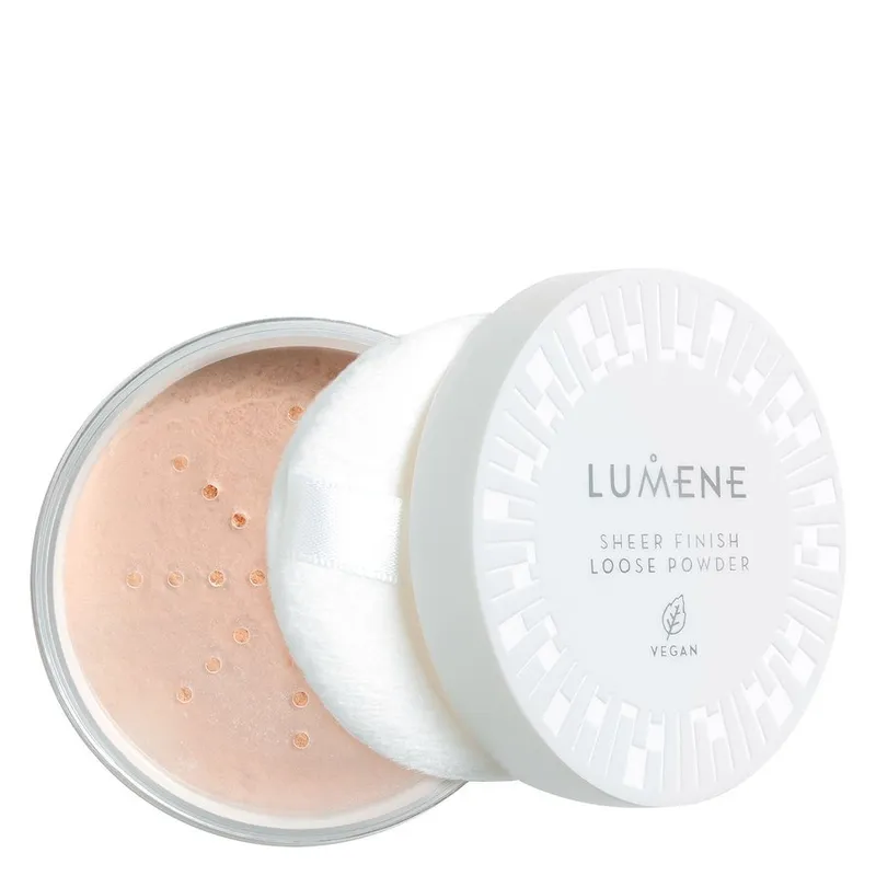 Köp 2 få 25% | Lumene Sheer Finish Loose Powder Translucent Medium Deep 8 g