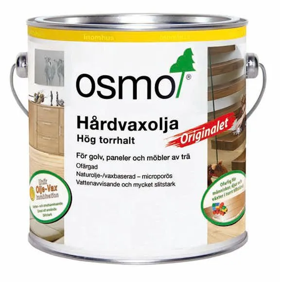 GOLVOLJA OSMO 3062 0,75LIT MATT ORIGINALET HÅRDVAXOLJA | Beijerbygg Byggmaterial