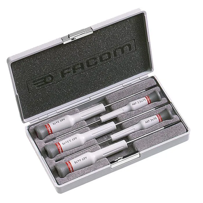 Facom AEF.J2 Skruvmejselsats Micro-Tech, 5 delar
