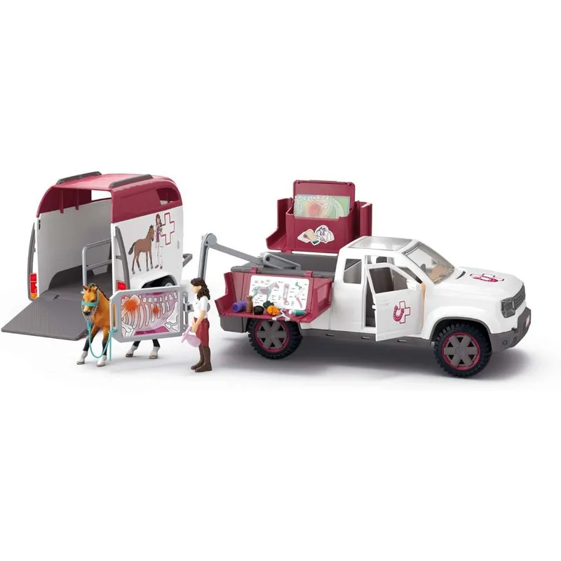 Horse Club Mobil Veterinär med Släp Schleich