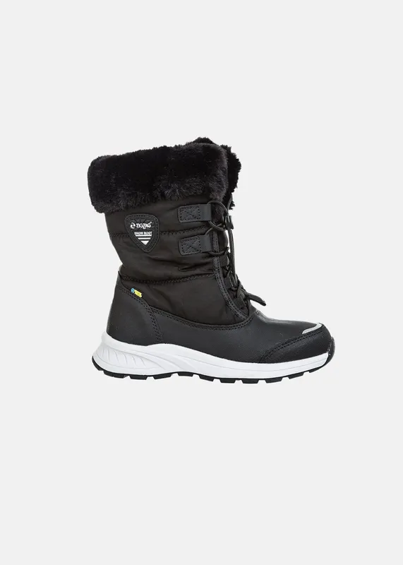 ZigZag Kids’ Wesend Boot Waterproof V2 Black/White (#1108)