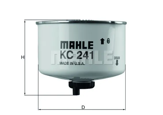 Bränslefilter MAHLE KC 241D
