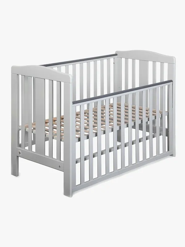 Yappy Kids Spjälsäng Dropside, Grå