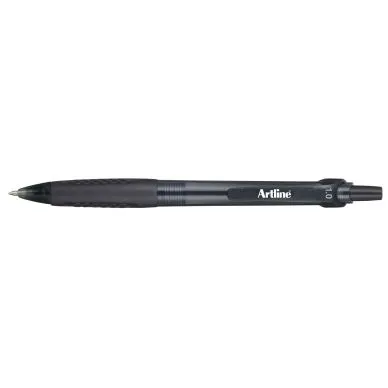 Kulspetspenna Artline EK-8410 med gummigrapp Svart