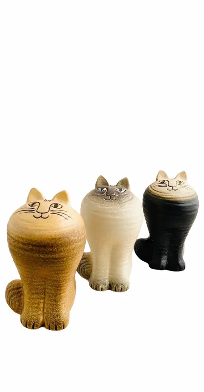 Gustavsberg – Katten 3 st Maja design Lisa Larson