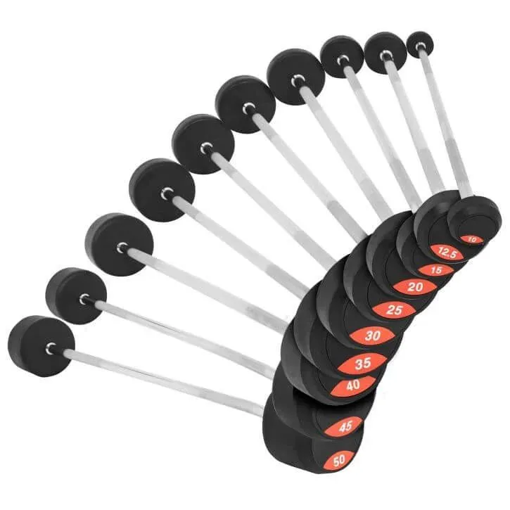 Fasta Skivstänger PRO Gummi 10-50kg – 12,5kg