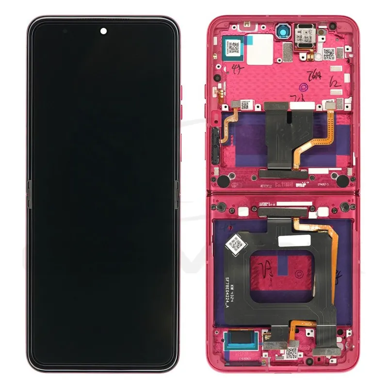 Motorola Razr 50 Ultra LCD Skärm Original – Rosa