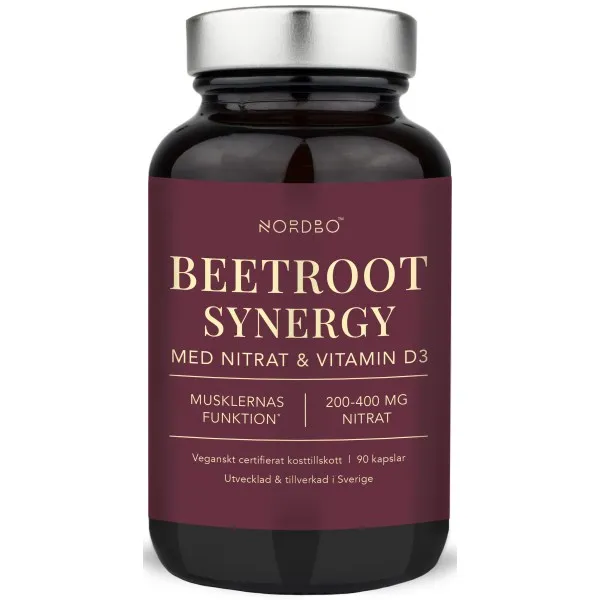 Nordbo Beetroot Synergy 90 kapslar