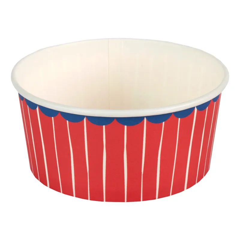 Snacksbägare Röd/Blå - 4-pack