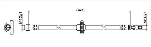 Bromsslang METZGER 4112083